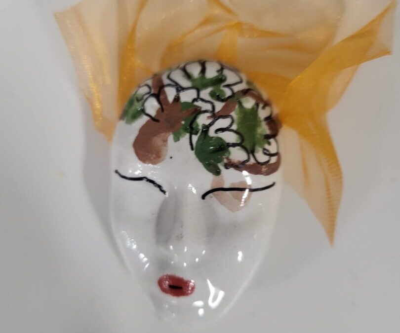 Keramičke maske u kreativnom kutku zadruge