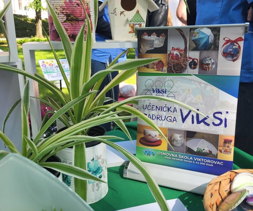 Učenička zadruga VikSi na 19. Sajmu udruga i ustanova u Sisku